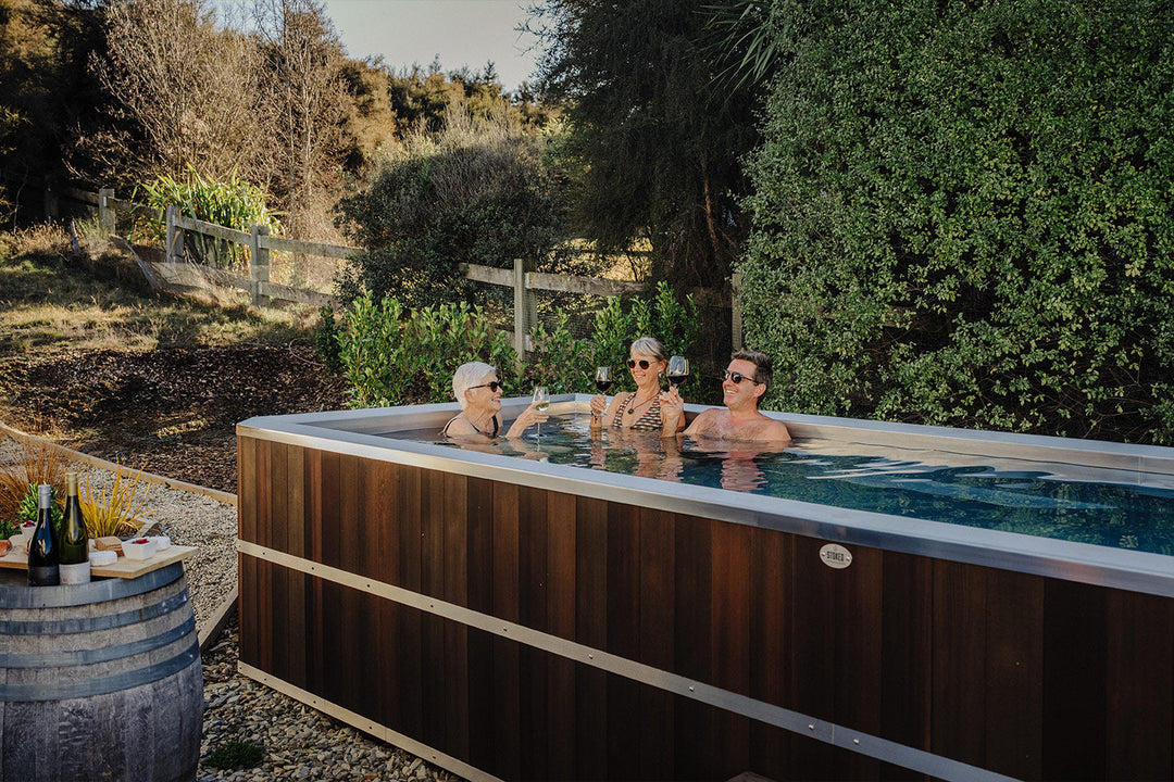 The new 6×2m plunge pool, ready for order.