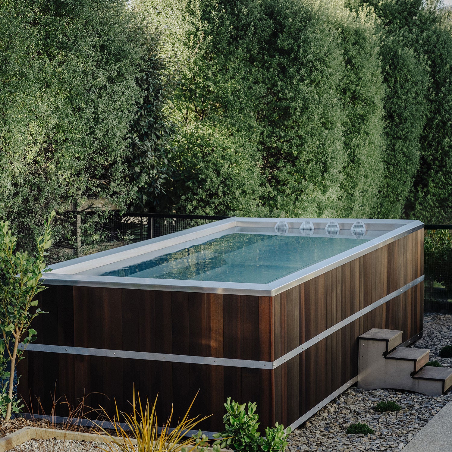 5 M Pool Electric Plunge Pool - 4.5m x 2m – Stoked Stainless Australia