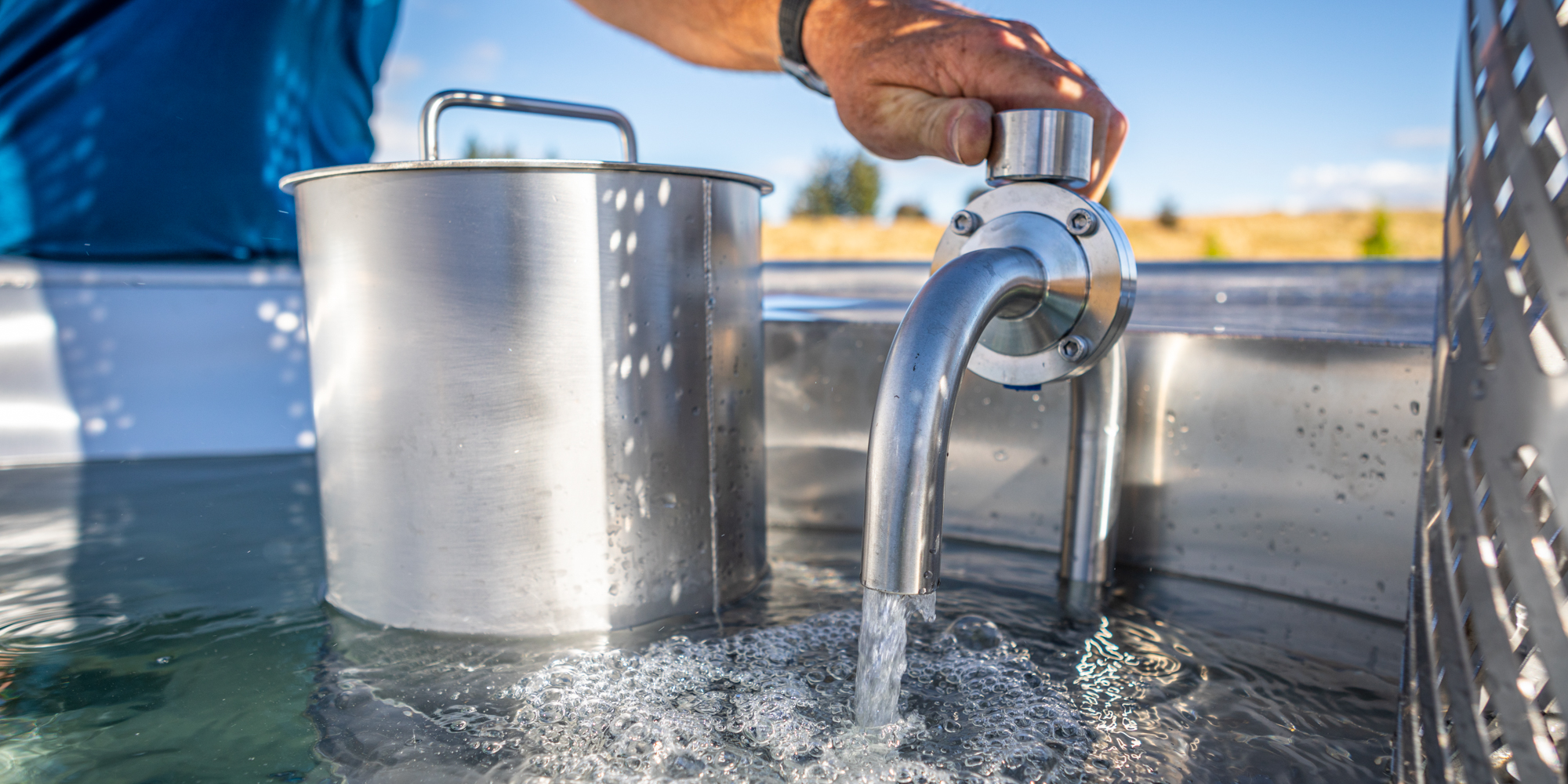 Internal cold tap