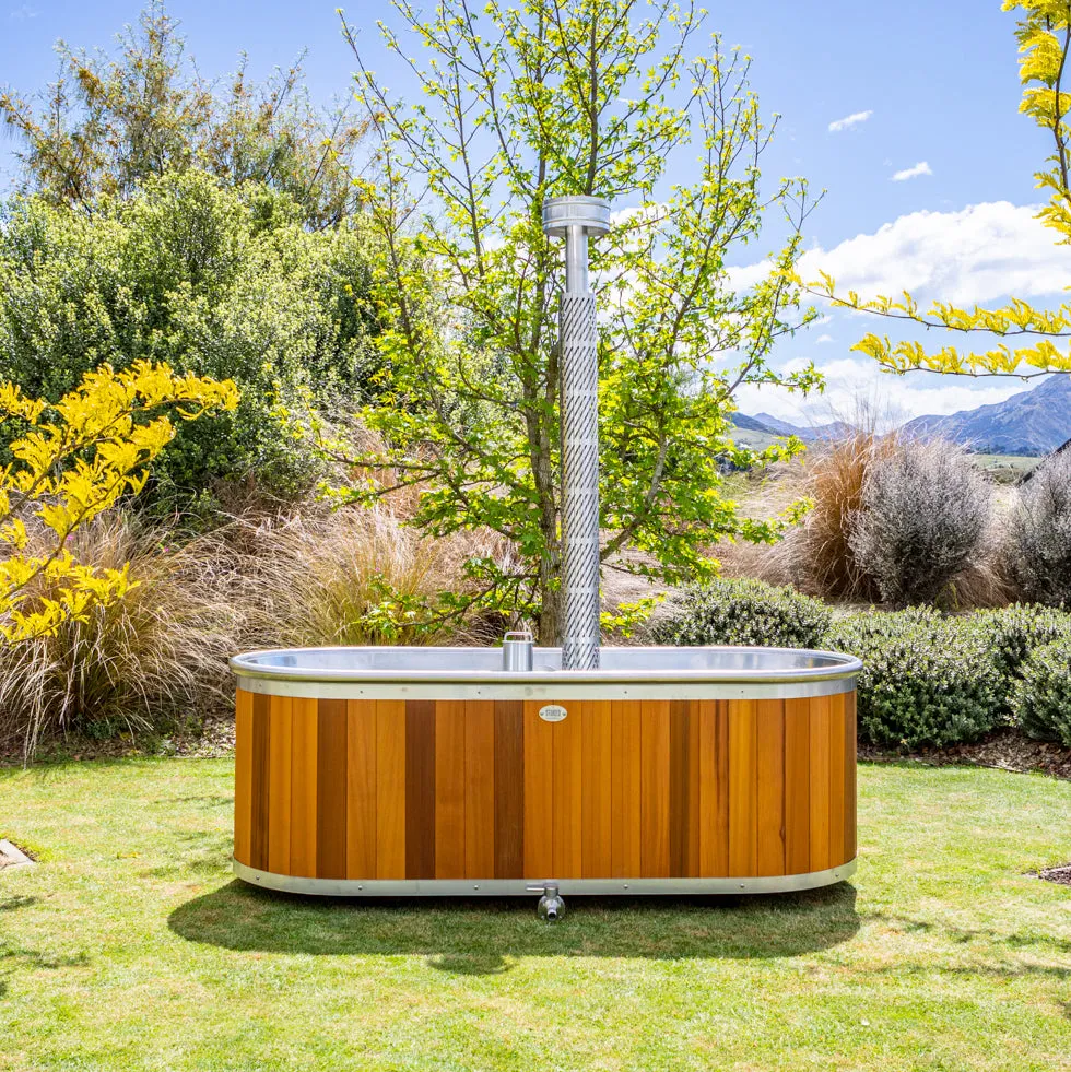 [WFBT2000WH0] Wood Fired Bath 2.0m (Hessian)